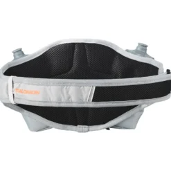 Cintura da corsa Salomon Cross Belt 2 Bottles Gray Violet Quarry Nectarine