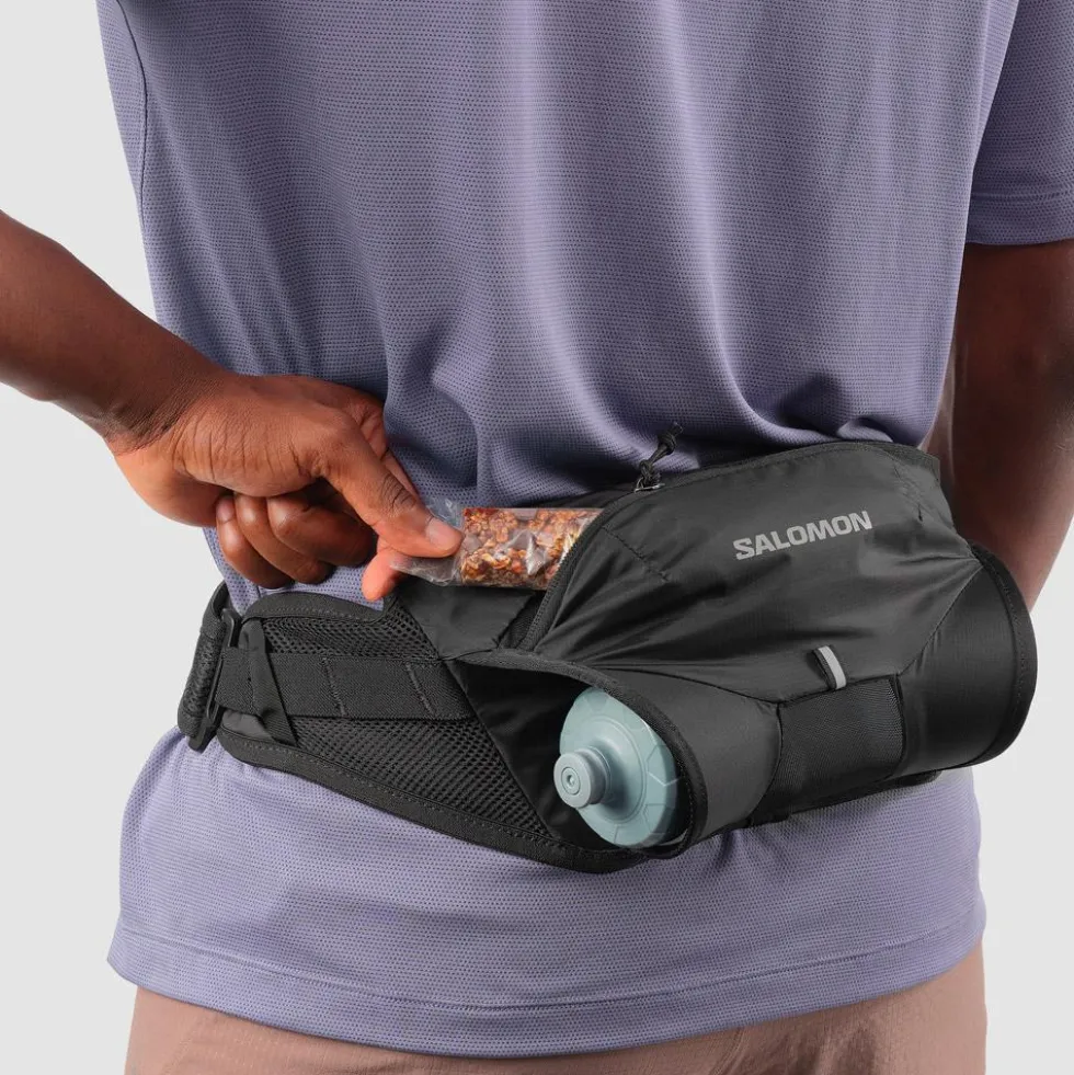 Cintura da corsa Salomon Cross Belt 1 Bottle Black