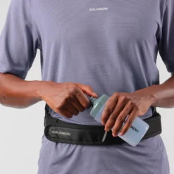 Cintura da corsa Salomon Cross Belt 1 Bottle Black