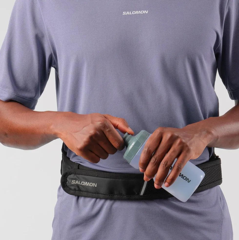 Cintura da corsa Salomon Cross Belt 1 Bottle Black