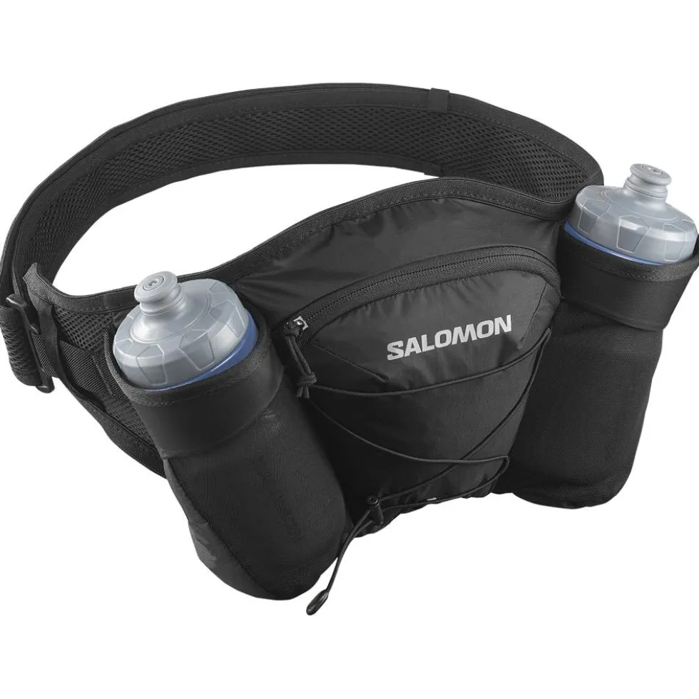 Cintura da corsa Salomon Cross Belt 2 Bottles Black