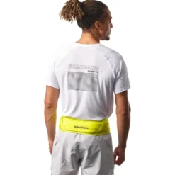 Cintura da corsa Salomon Pulse Belt Sulphur Spring Glacier Grey