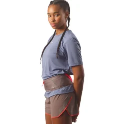 Cintura da corsa Salomon Pulse Belt Iron Neon Flame