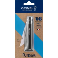 Coltelli Opinel N°08 Baroudeur Blister Noir Brun
