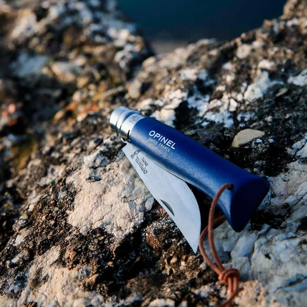 Coltelli Opinel N°08 Baroudeur Bleu Fonce