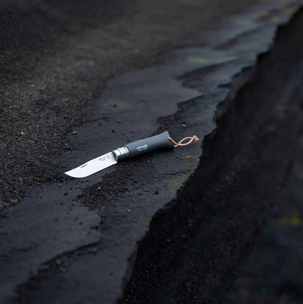 Coltelli Opinel N°08 Baroudeur Noir Brun