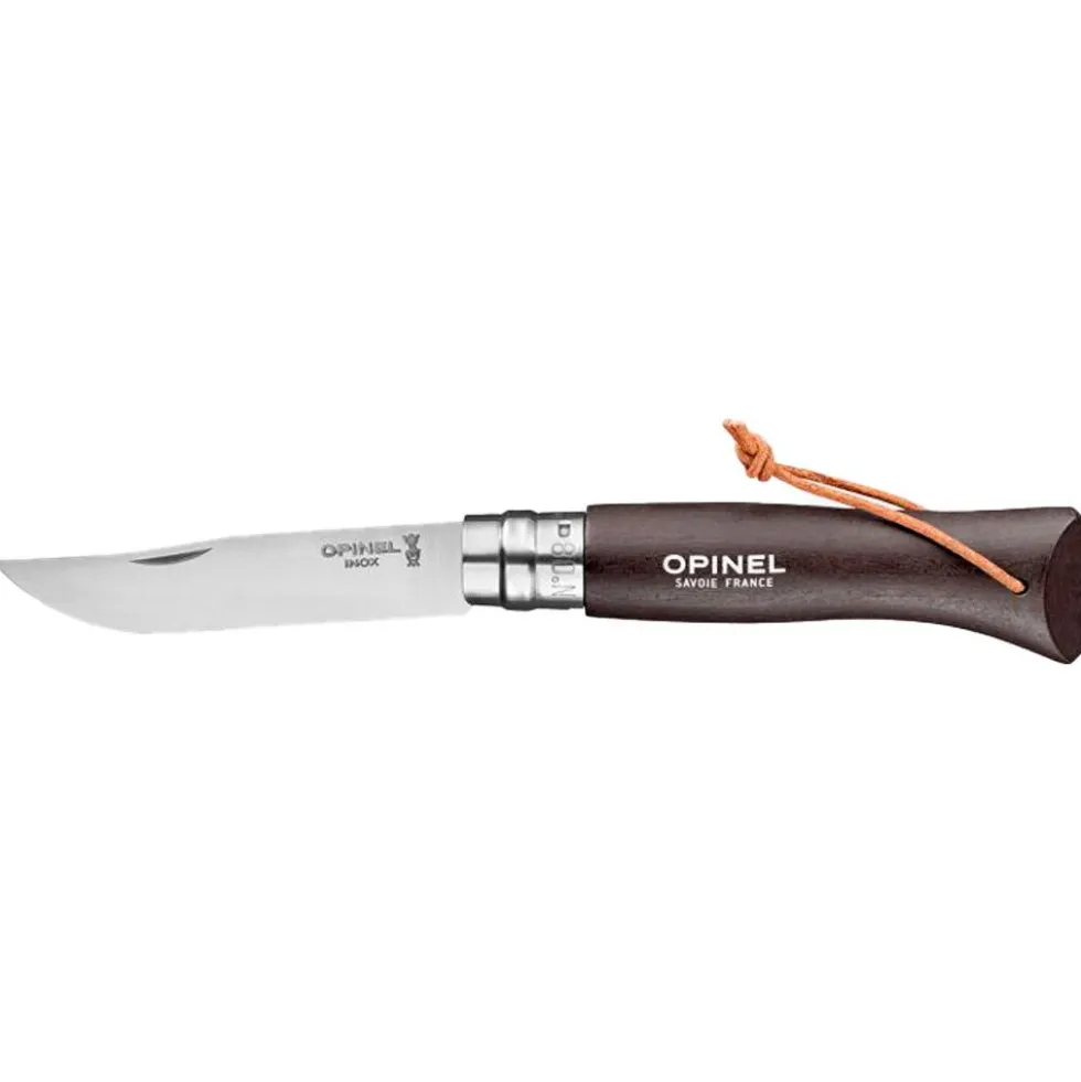 Coltelli Opinel N°08 Baroudeur Noir Brun