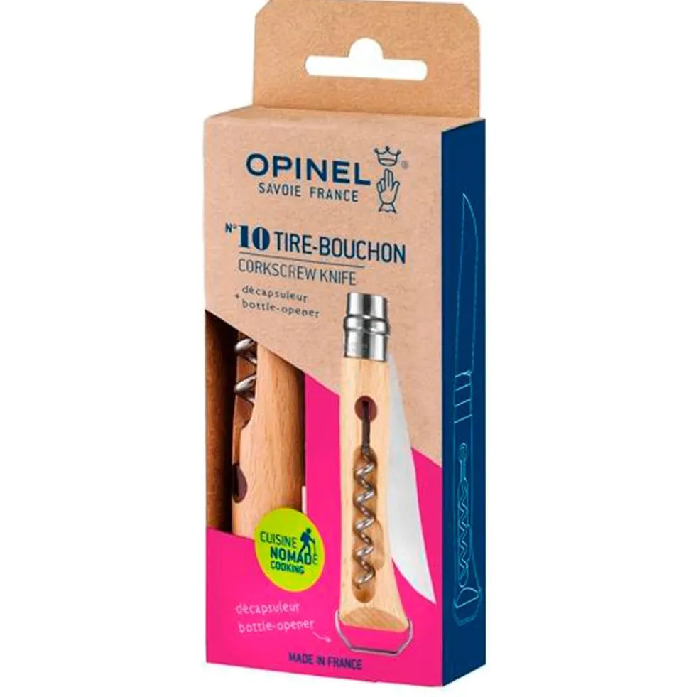 Coltelli Opinel N°10 Tire-Bouchon Bois