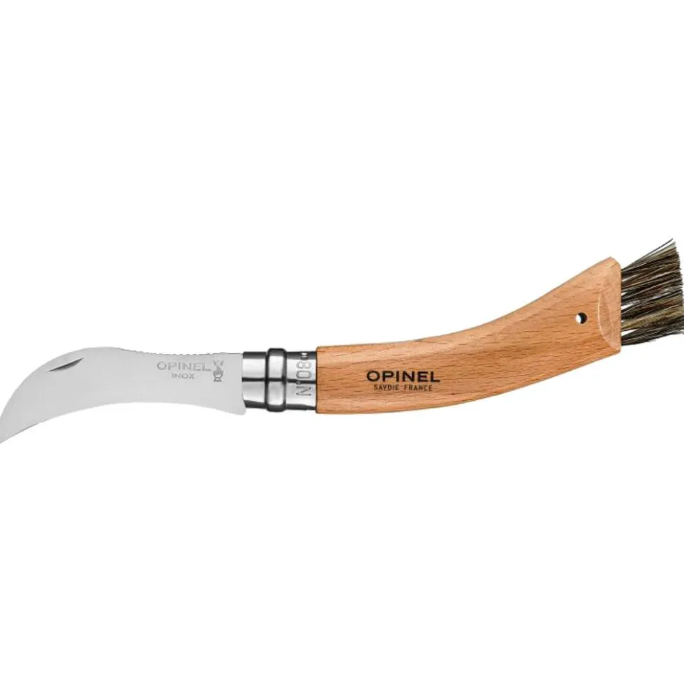 Coltelli Opinel Plumier Champignons 8 Vri + Etui Brown