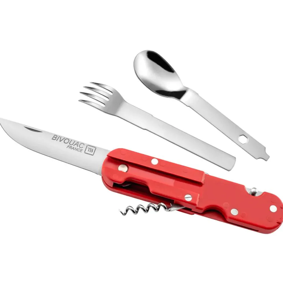 Coltelli TB Outdoor Bivouac Set Rouge
