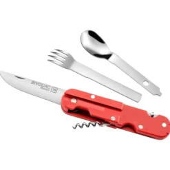 Coltelli TB Outdoor Bivouac Set Blister Rouge