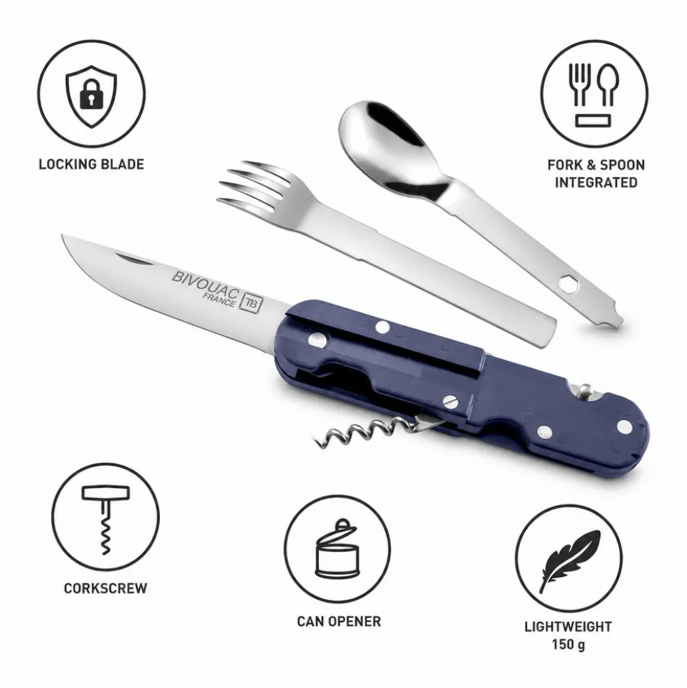 Coltelli TB Outdoor Bivouac Set Bleu