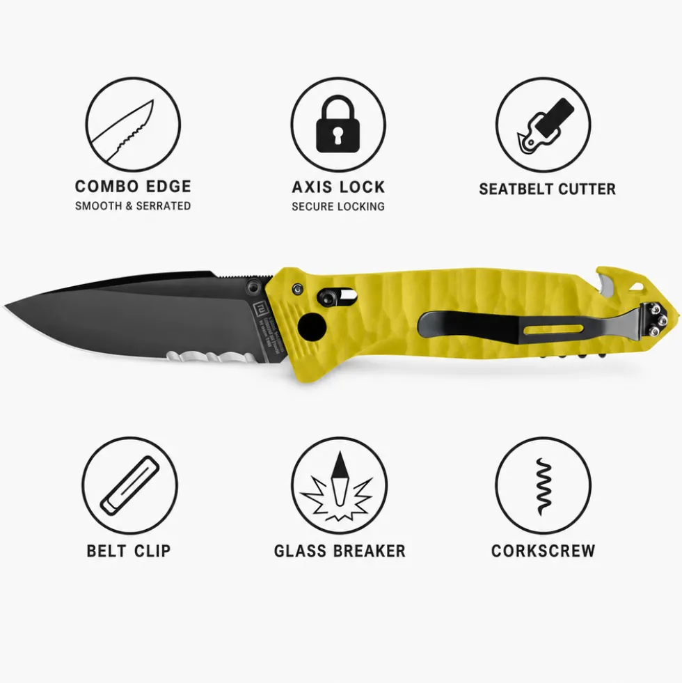 Coltelli TB Outdoor C.A.C Toxifié Jaune