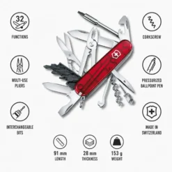 Coltelli Victorinox Cyber Tool M Red Translucide