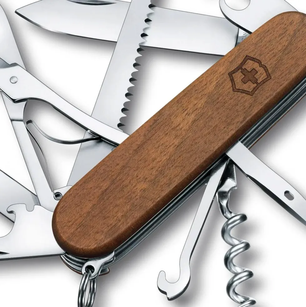 Coltelli Victorinox Huntsman Wood Noyer Brown