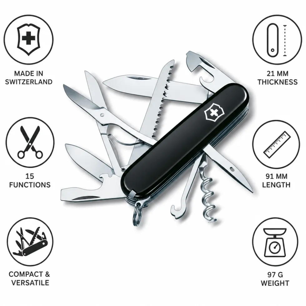 Coltelli Victorinox Huntsman Black