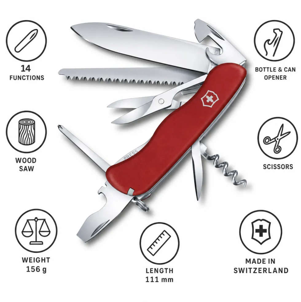 Coltelli Victorinox Outrider Mat Red