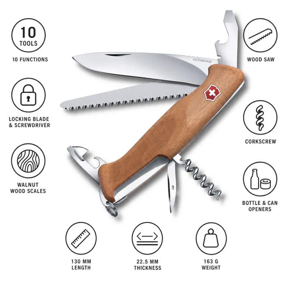 Coltelli Victorinox Rangerwood 55 Noyer