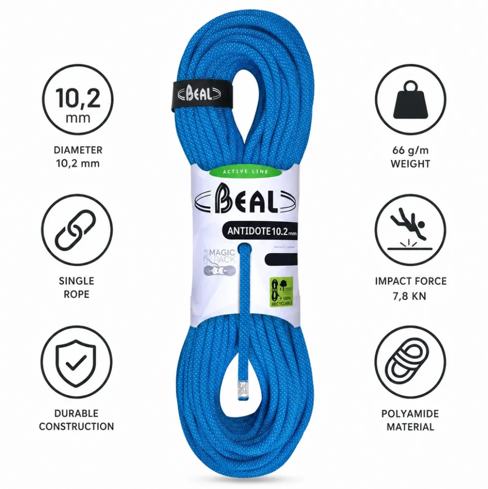 Corde Beal Antidote 10.2mm Solid Blue