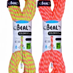 Corde Beal Ice Line 8.1mm Golden Dry (pack of 2) Emeraude Orange
