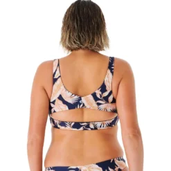 Costume da bagno Rip Curl Brassière Mirage Reco Crop Navy