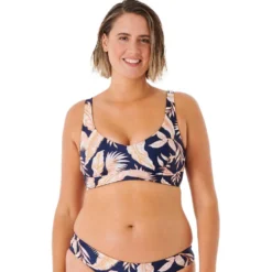 Costume da bagno Rip Curl Brassière Mirage Reco Crop Navy