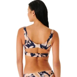 Costume da bagno Rip Curl Brassière Mirage Reco Crop Navy