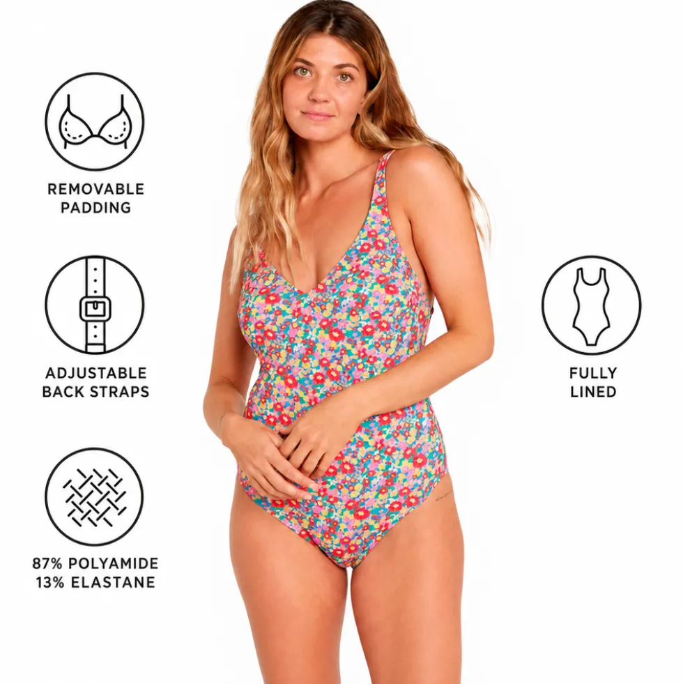 Costume da bagno Rip Curl Las Flores One Piece Full Multico