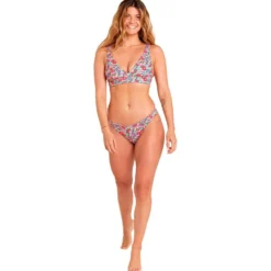 Costume da bagno Rip Curl Las Flores Revo Halter Bikini Top Multico