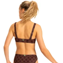 Costume da bagno Roxy Roxy Pro Wave - Haut de Bikini Brassière Chocolate Plum Polka
