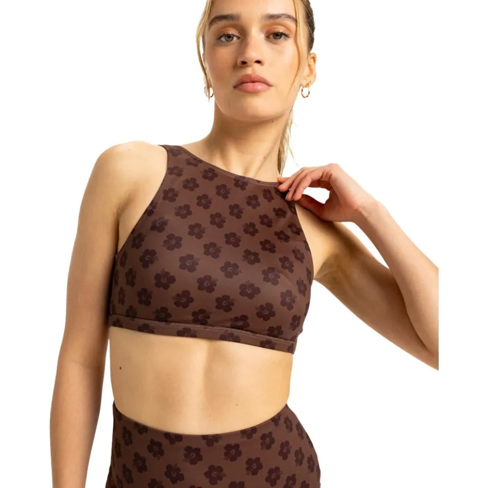 Costume da bagno Roxy Roxy Pro Wave - Bikini Top Chocolate Plum Polka