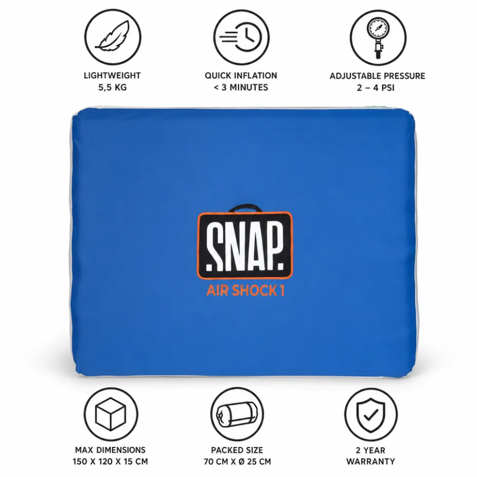 Crash pad Snap Air Shock 1 + Pompe Deep Water 2