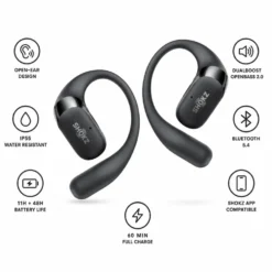 Cuffie Shokz OpenFit 2 Noir