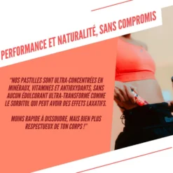 Elettroliti Baouw Pastilles Electrolytes (x10) 50 g. Pêche Passion