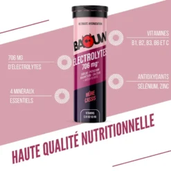 Elettroliti Baouw Pastilles Electrolytes (x10) 50 g. Mûre Cassis
