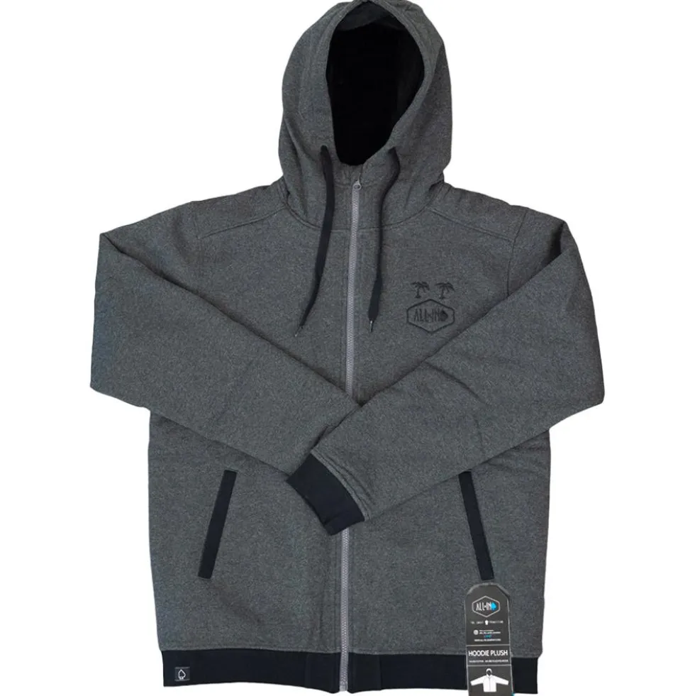 Felpa All-In Hoodie Plush Charcoal