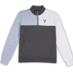 Felpa Animoz Irule Bleu Gris Foncé Creme