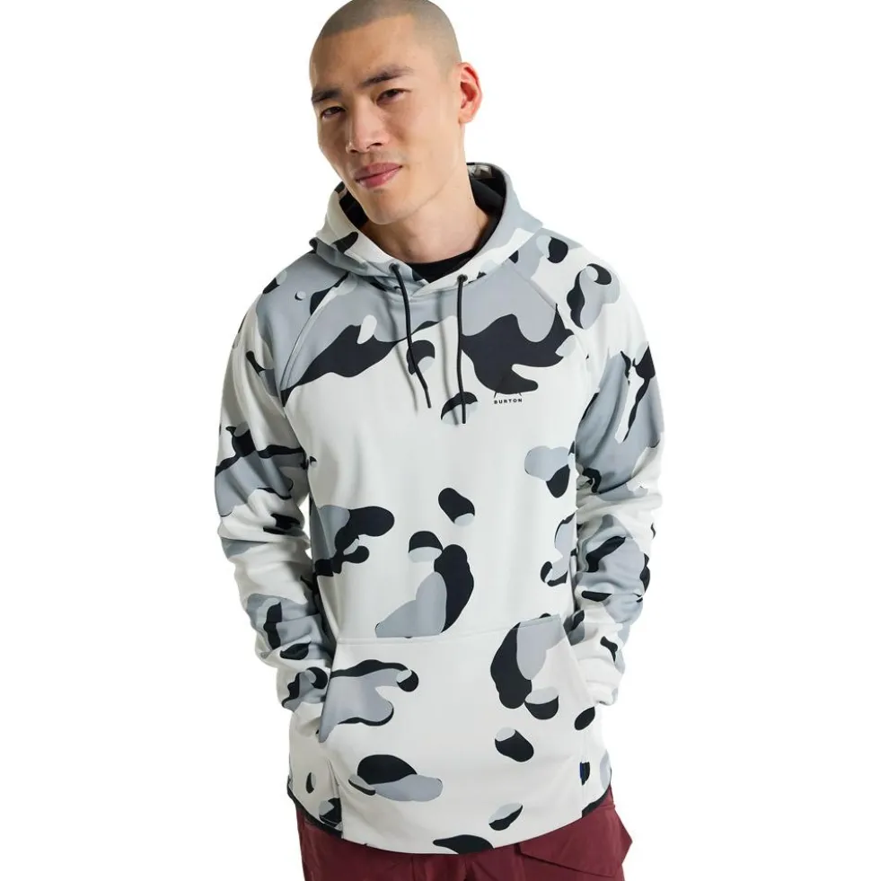 Felpa Burton Crown Weatherproof Fleece Stout White Cookie Camo