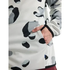 Felpa Burton Crown Weatherproof Fleece Stout White Cookie Camo