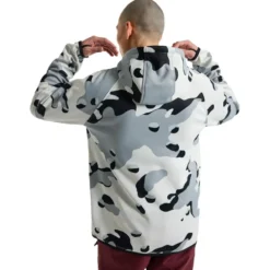 Felpa Burton Crown Weatherproof Fleece Stout White Cookie Camo