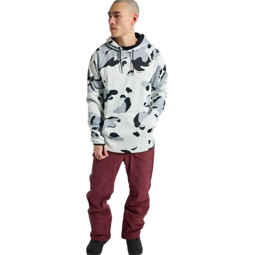 Felpa Burton Crown Weatherproof Fleece Stout White Cookie Camo