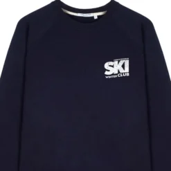 Felpa French Disorder Clyde Ski Winter Club Print Navy