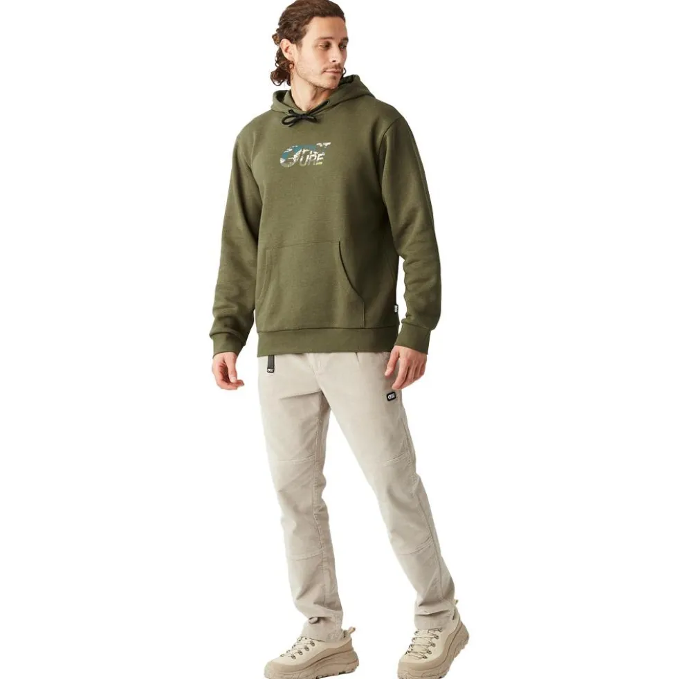 Felpa Picture Basement Camo Print Tobacco
