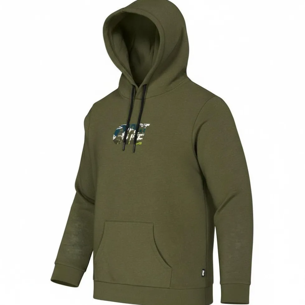 Felpa Picture Basement Camo Print Tobacco