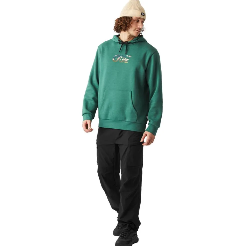 Felpa Picture Basement Camo Print Smoke Pine