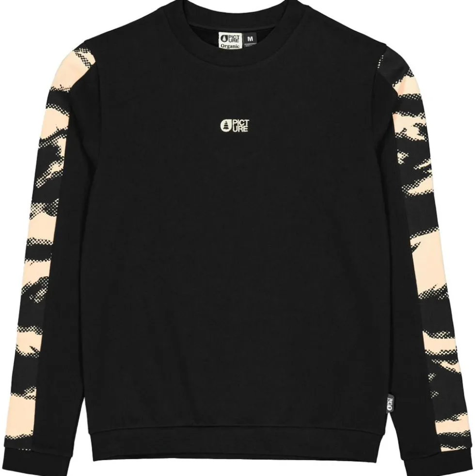 Felpa Picture Blayr Printed Crew Black Shadow