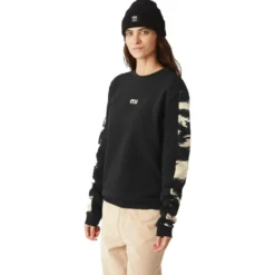 Felpa Picture Blayr Printed Crew Black Shadow