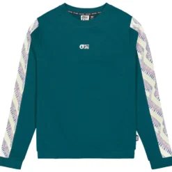 Felpa Picture Blayr Printed Crew Deep Water Birdiplum