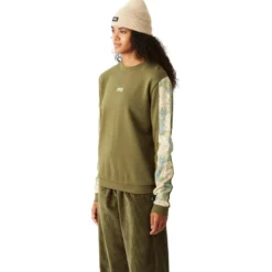 Felpa Picture Blayr Printed Crew Tobacco Timeless Flower
