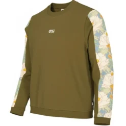 Felpa Picture Blayr Printed Crew Tobacco Timeless Flower